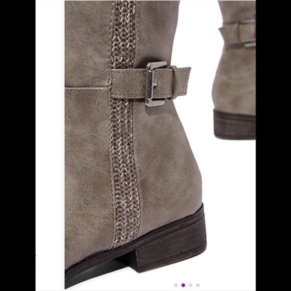 Just Fab brand new gray nadina boots - Picture 4 of 4